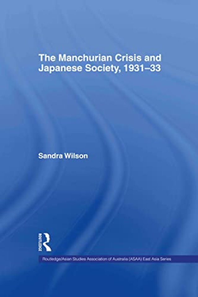 Manchurian Crisis and Japanese Society, 1931-33