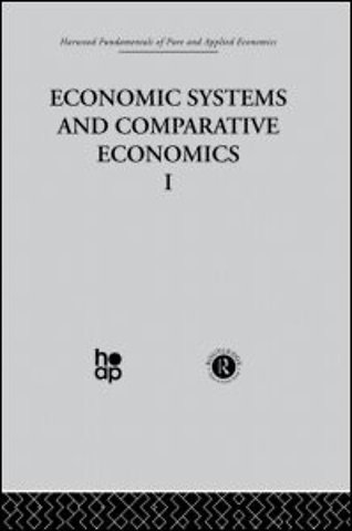 O: Economic Systems and Comparative Economics I