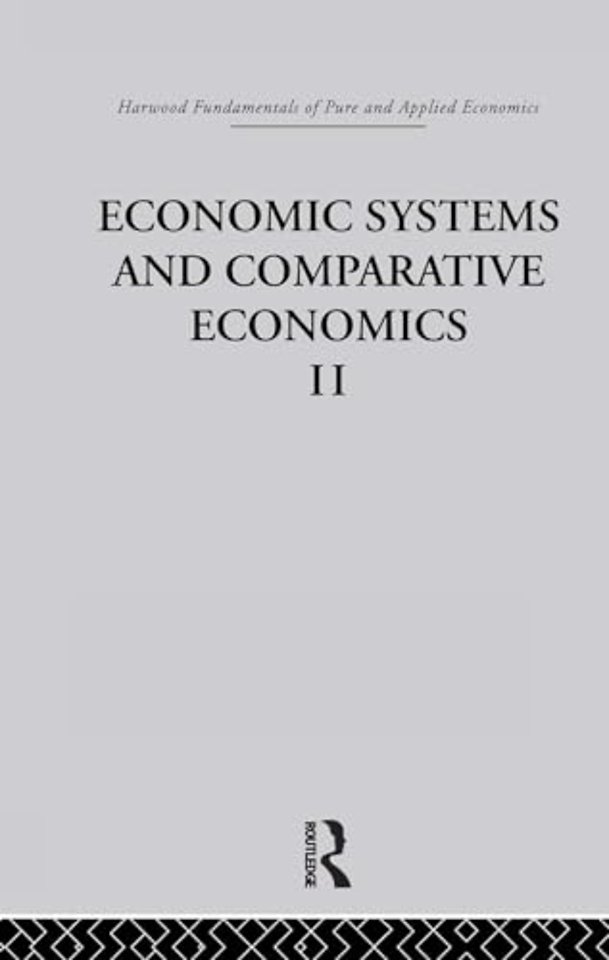 P: Economic Systems and Comparative Economics II