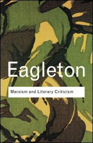 Marxism and Literary Criticism