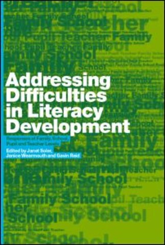 Addressing Difficulties in Literacy Development