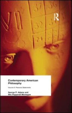 Contemporary American Philosophy