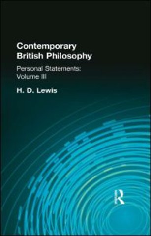 Contemporary British Philosophy