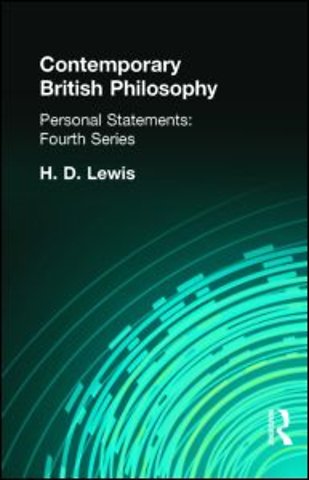 Contemporary British Philosophy