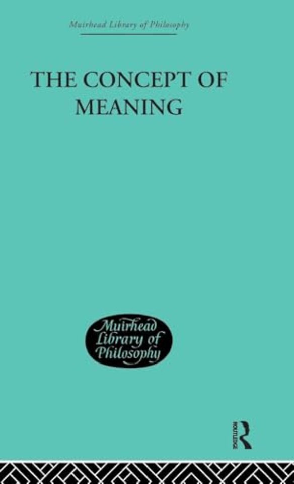 Concept of Meaning
