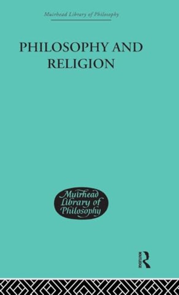 Philosophy and Religion