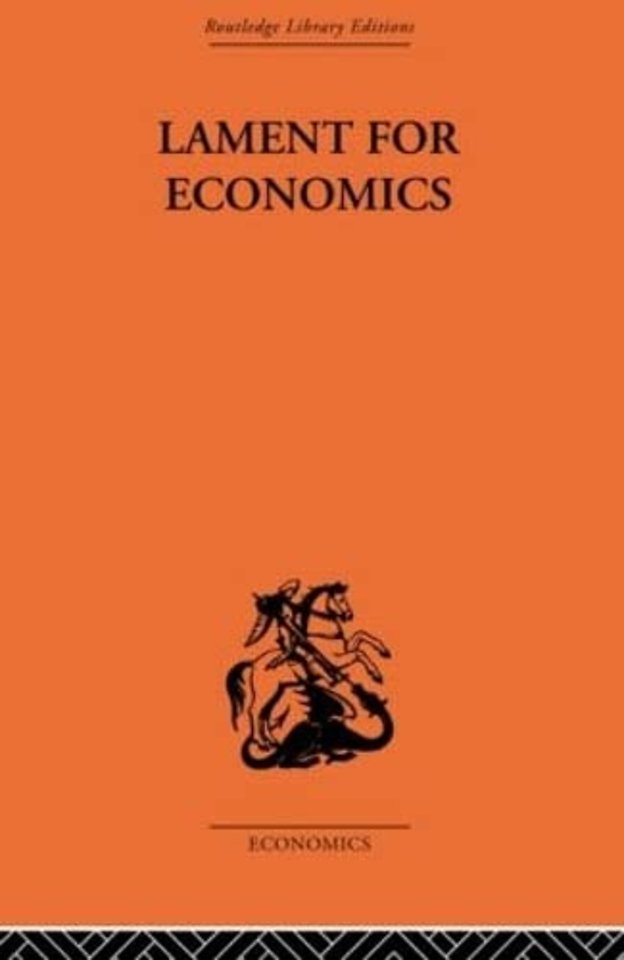Lament for Economics