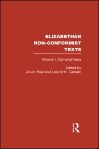 Elizabethan Non-Conformist Texts