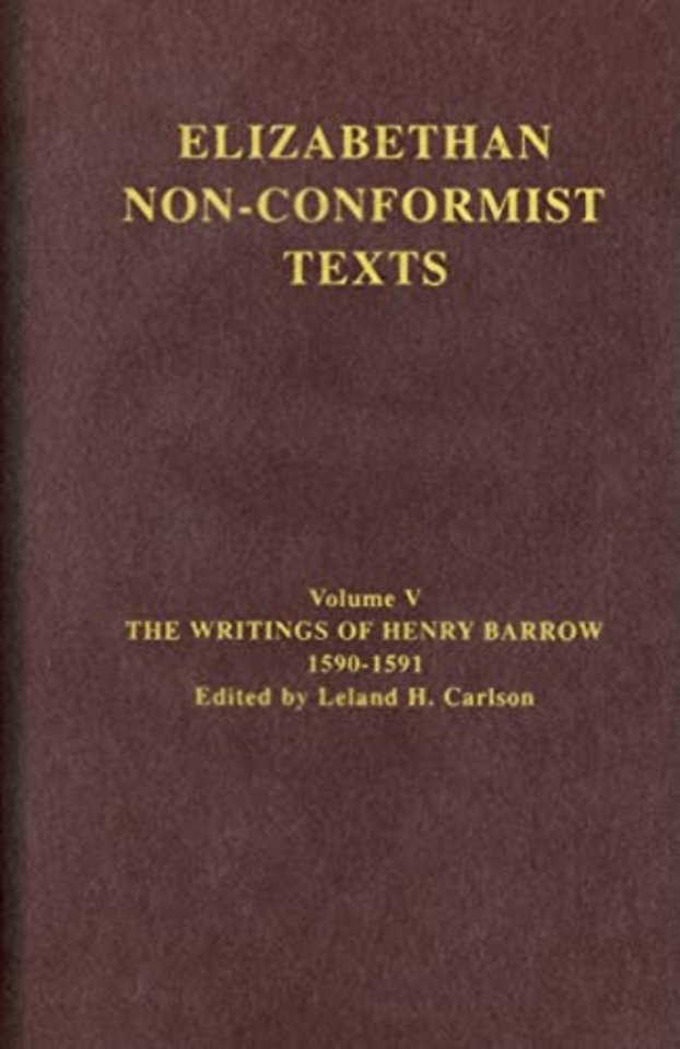 Writings of Henry Barrow, 1590-91