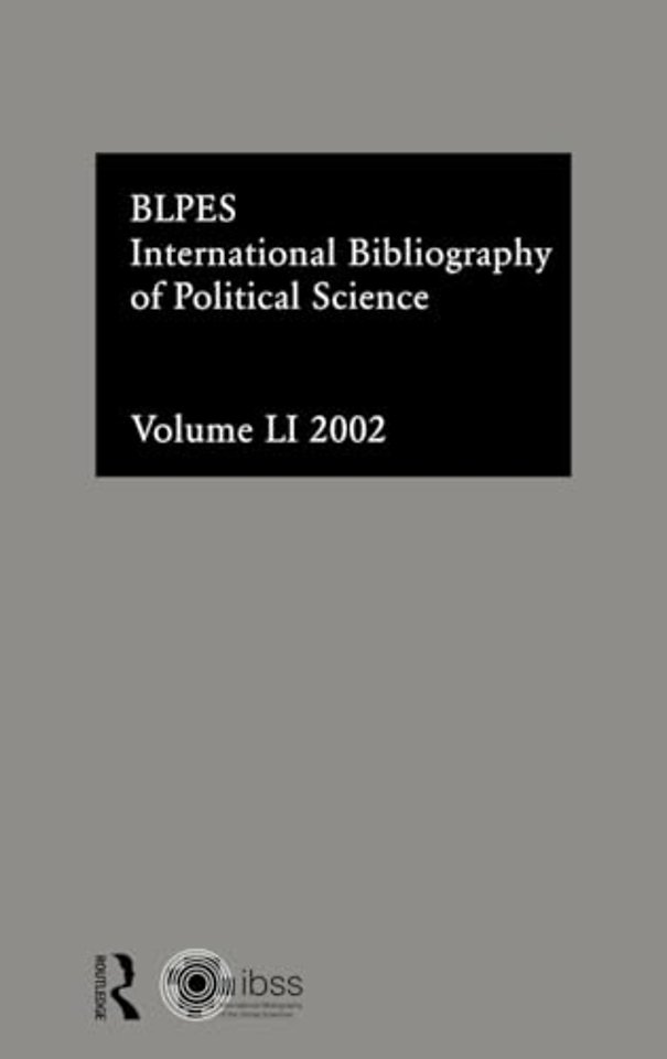 IBSS: Political Science: 2002 Vol.51