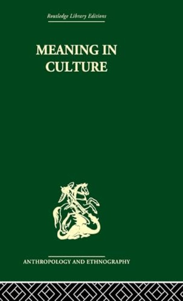 Meaning in Culture