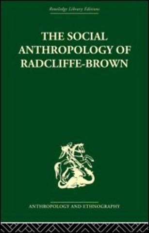 Social Anthropology of Radcliffe-Brown