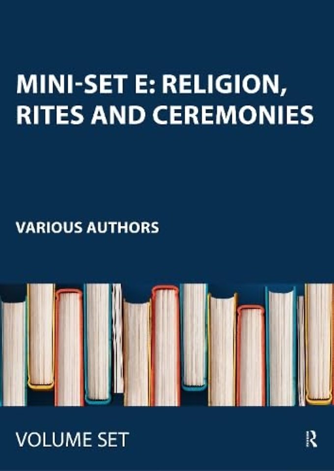Mini-set E: Religion, Rites and Ceremonies
