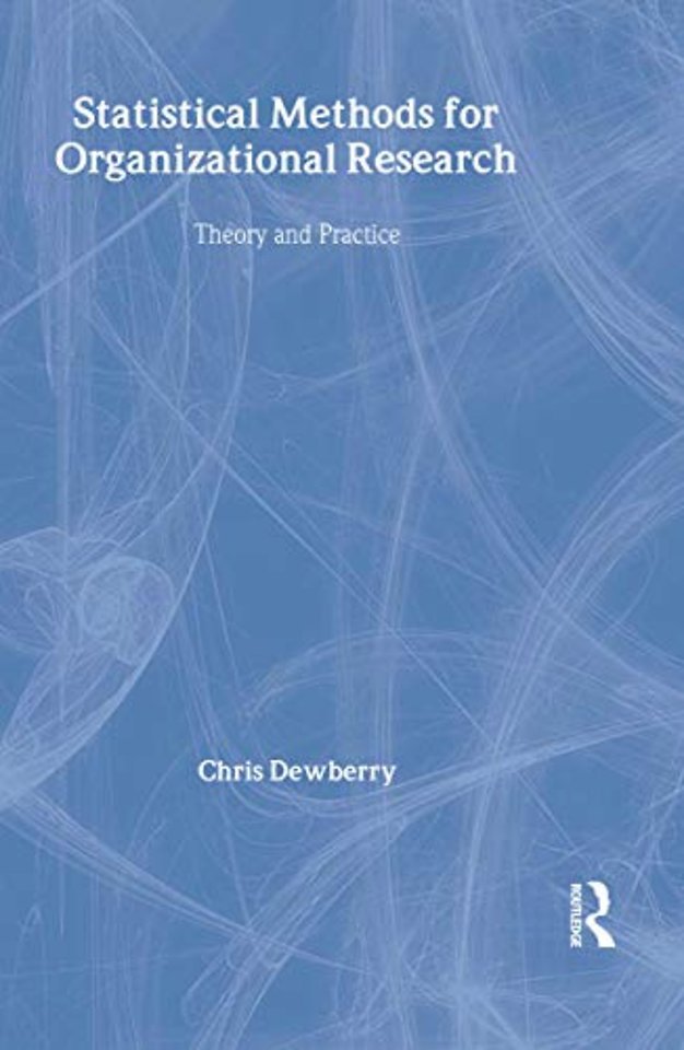 Statistical Methods for Organizational Research