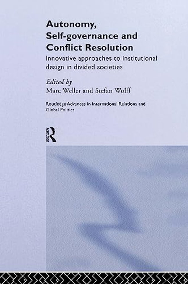 Autonomy, Self Governance and Conflict Resolution