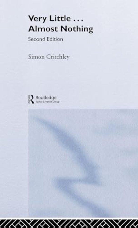 Very Little ... Almost Nothing