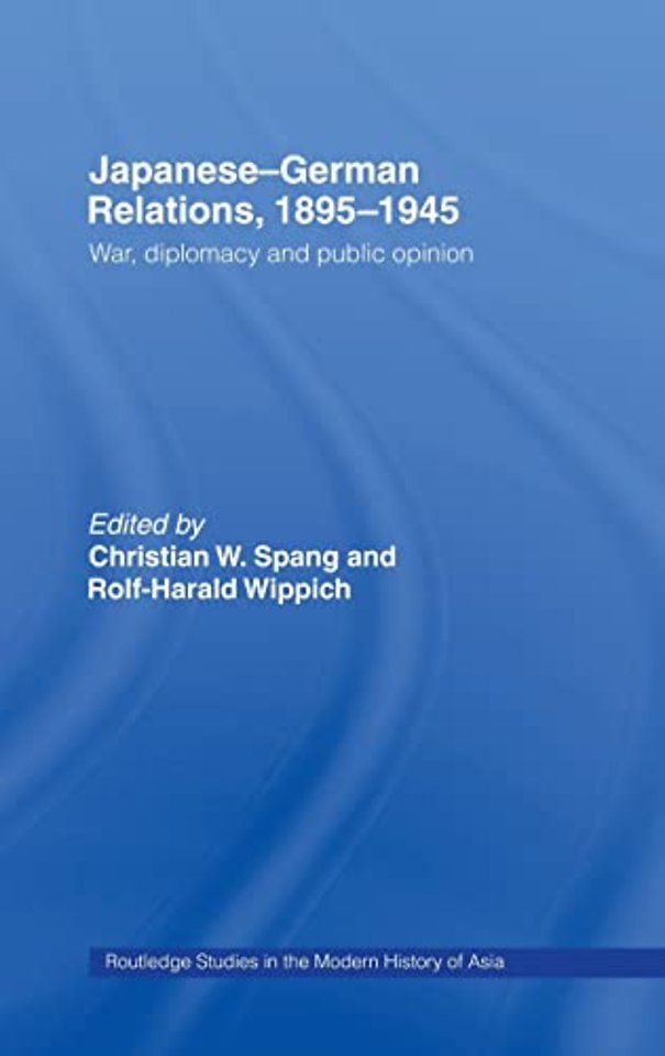 Japanese-German Relations, 1895-1945