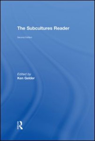 Subcultures Reader