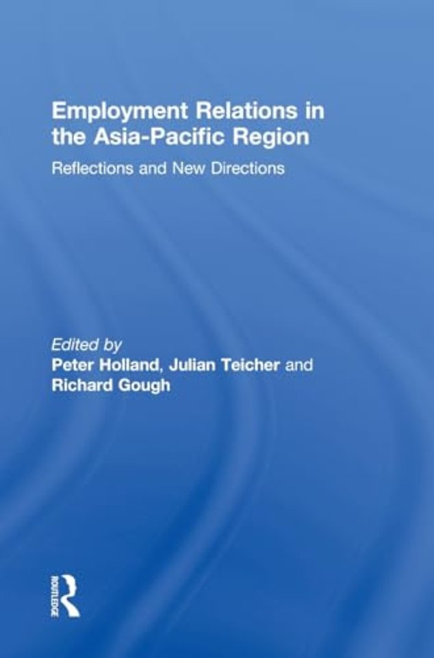 Employment Relations in the Asia-Pacific Region