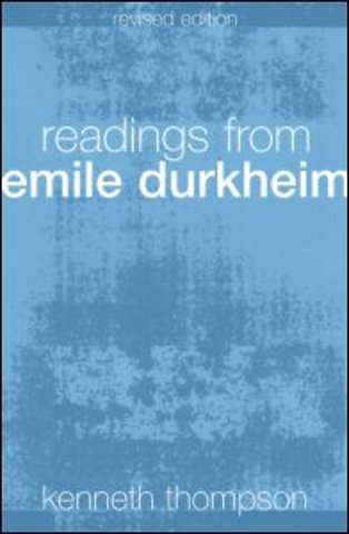 Readings from Emile Durkheim