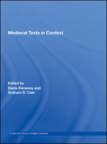 Medieval Texts in Context