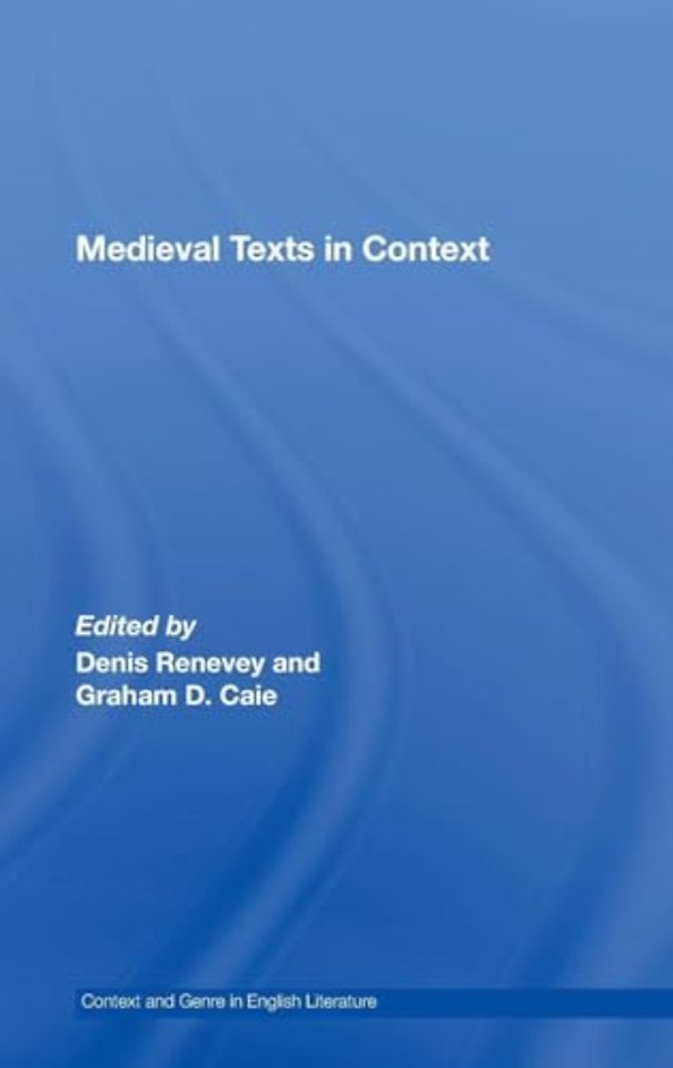 Medieval Texts in Context