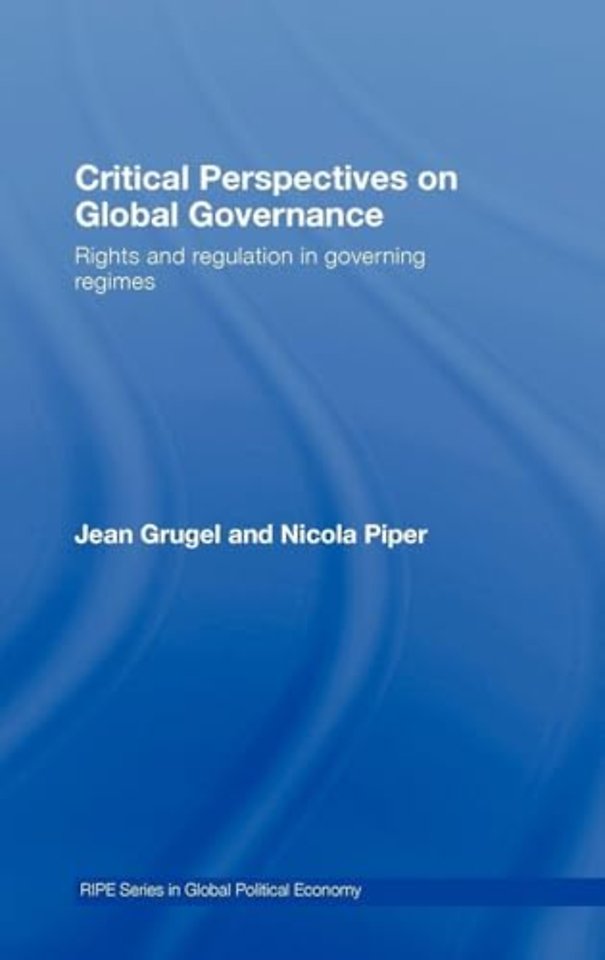 Critical Perspectives on Global Governance