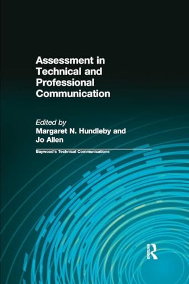 Assessment in Technical and Professional Communication