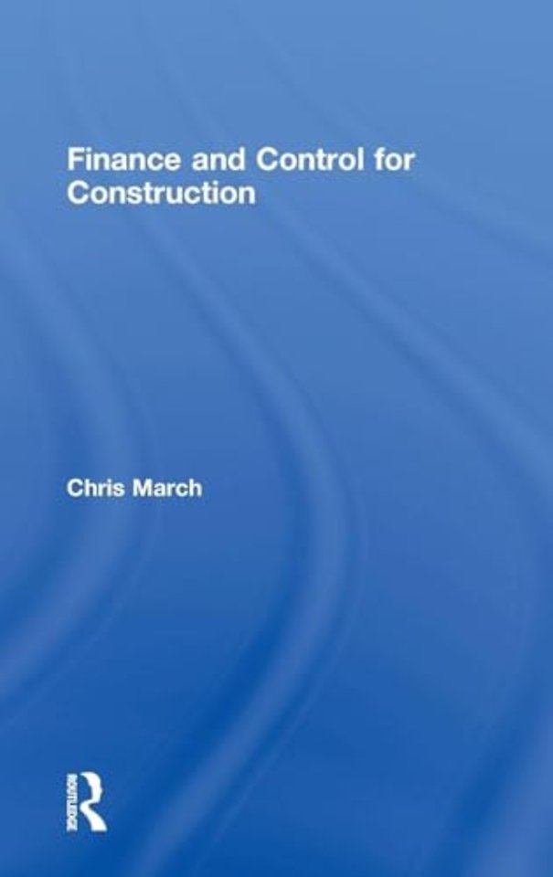 Finance and Control for Construction