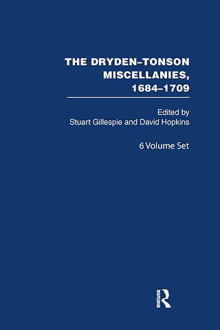Dryden-Tonson Miscellanies 6 vols