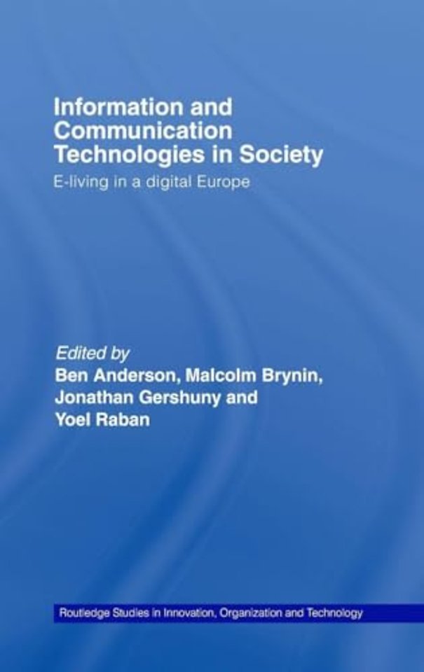 Information and Communications Technologies in Society