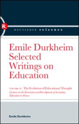 Evolution of Educational Thought