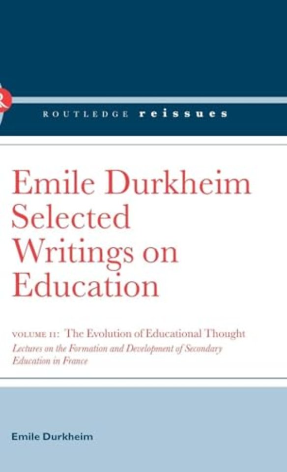Evolution of Educational Thought