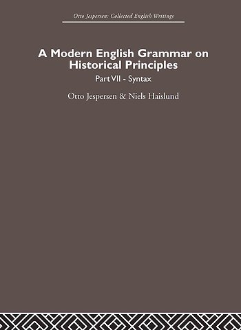 Modern English Grammar on Historical Principles