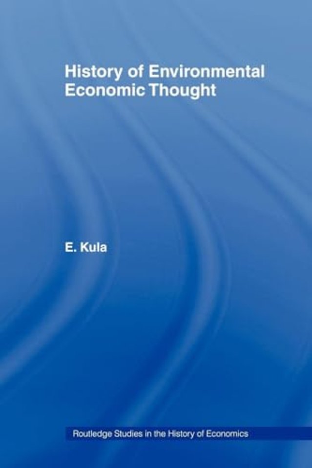 History of Environmental Economic Thought