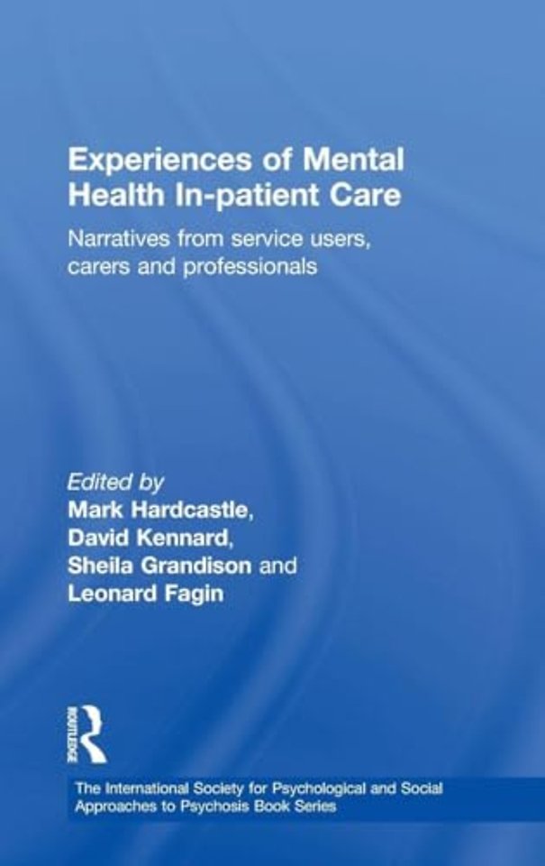 International Society for Psychological and Social Approaches to Psychosis Book Series