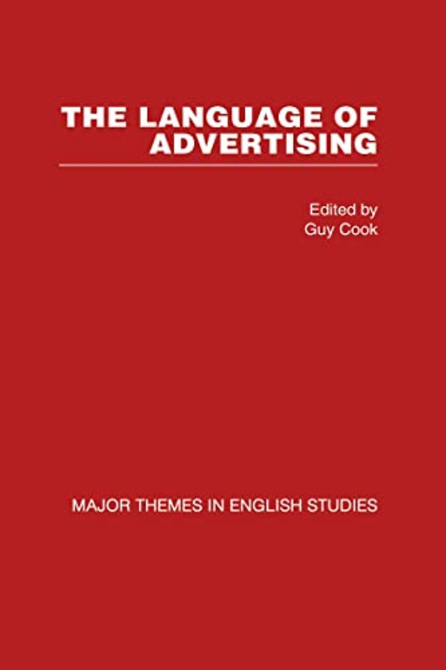 Language of Advertising: Major Themes in English Studies