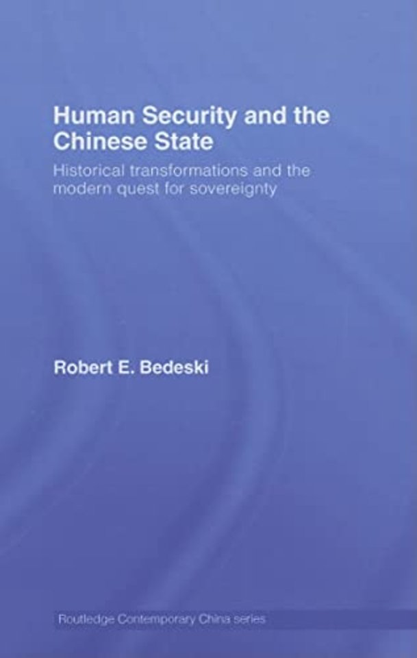 Human Security and the Chinese State