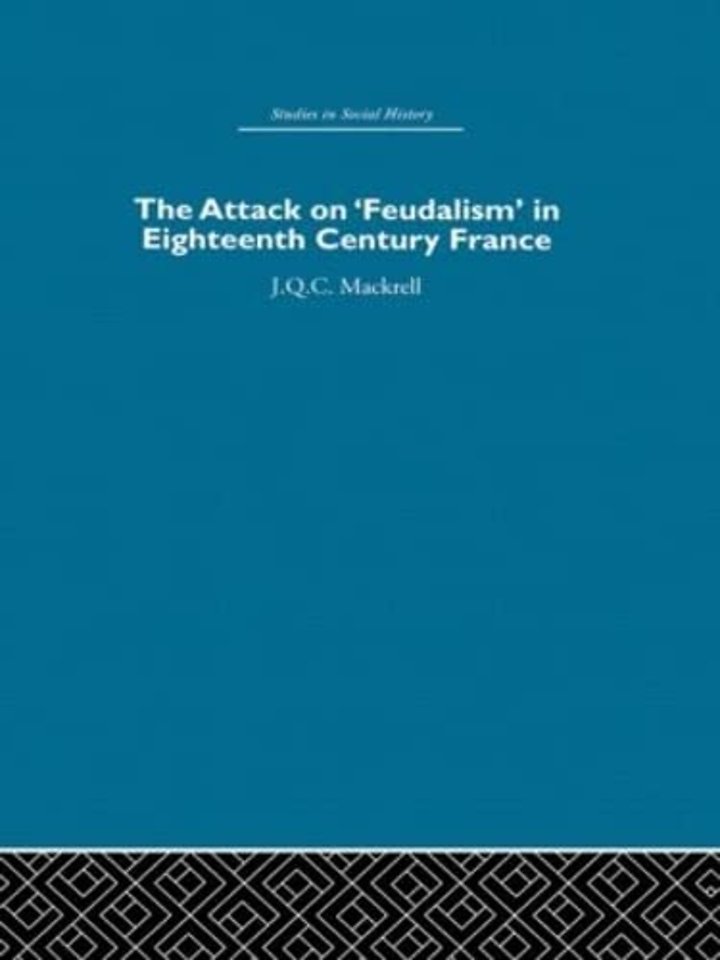 Attack on Feudalism in Eighteenth-Century France