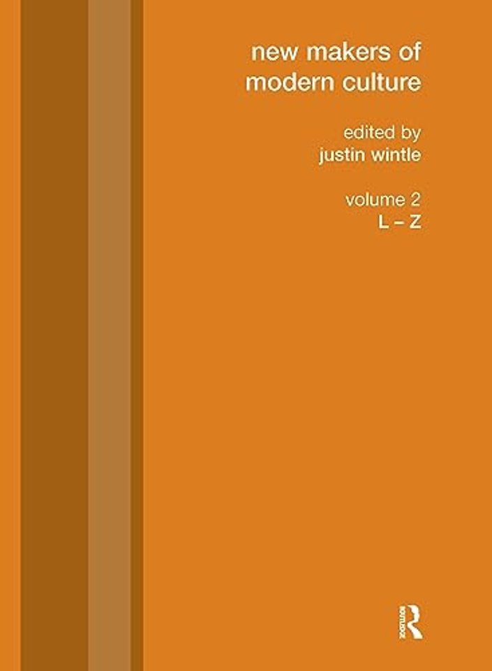 New Makers of Modern Culture