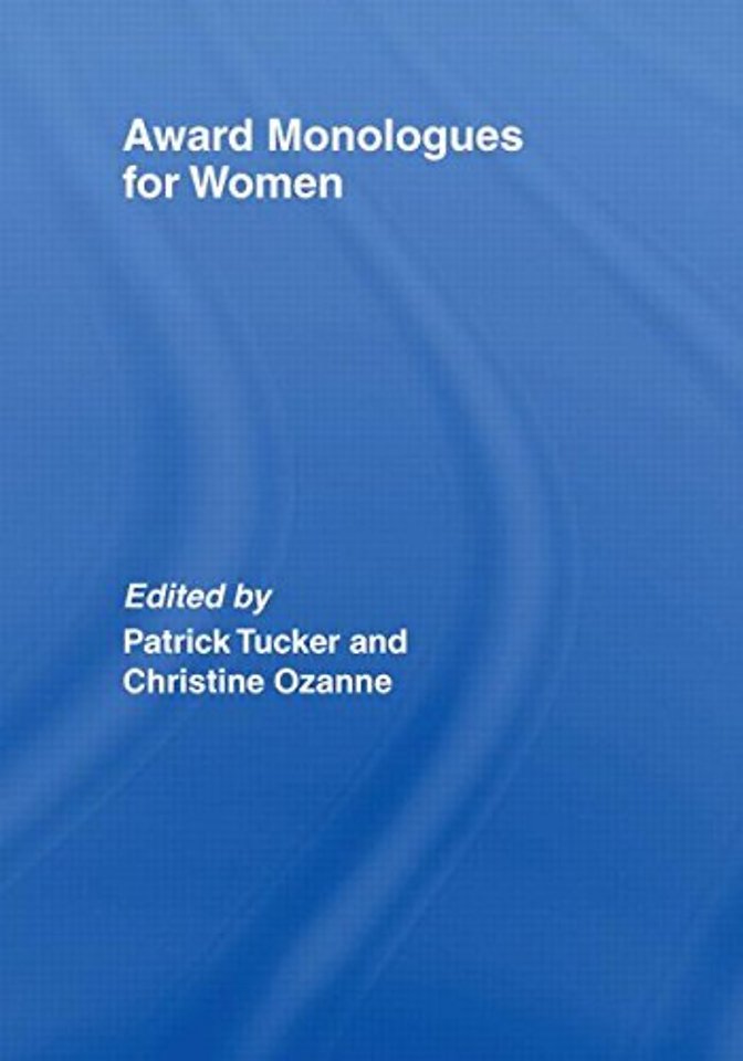Award Monologues for Women