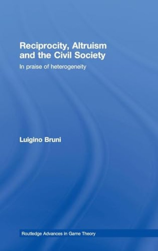 Reciprocity, Altruism and the Civil Society