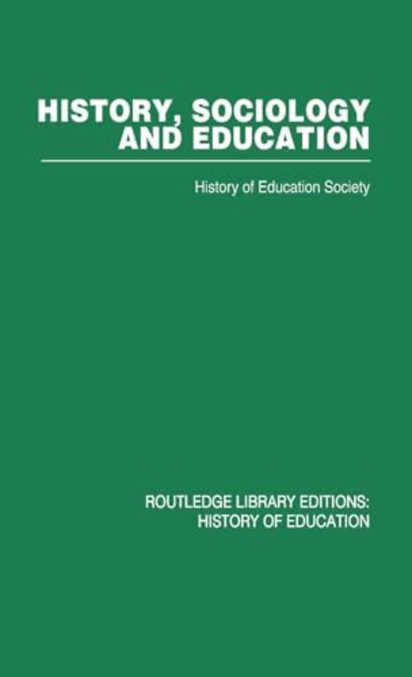 History, Sociology and Education