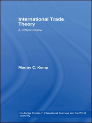 International Trade Theory