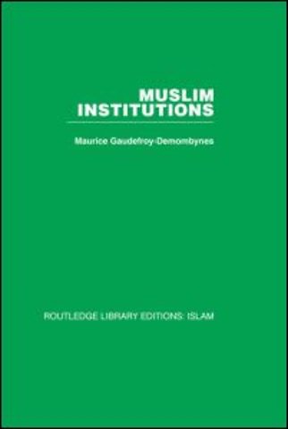 Muslim Institutions