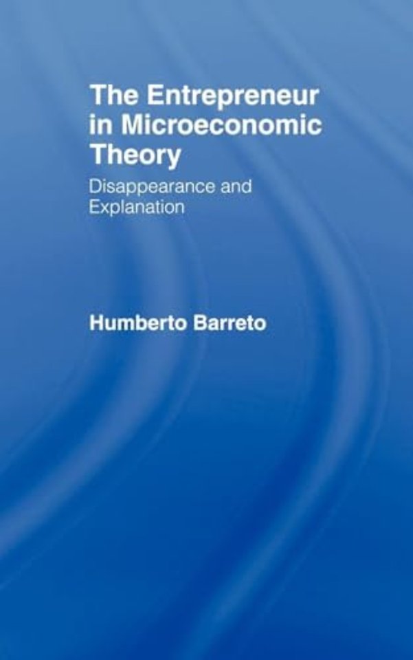 Entrepreneur in Microeconomic Theory