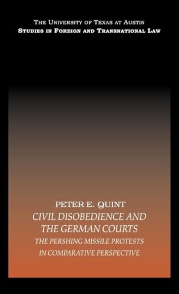 Civil Disobedience and the German Courts