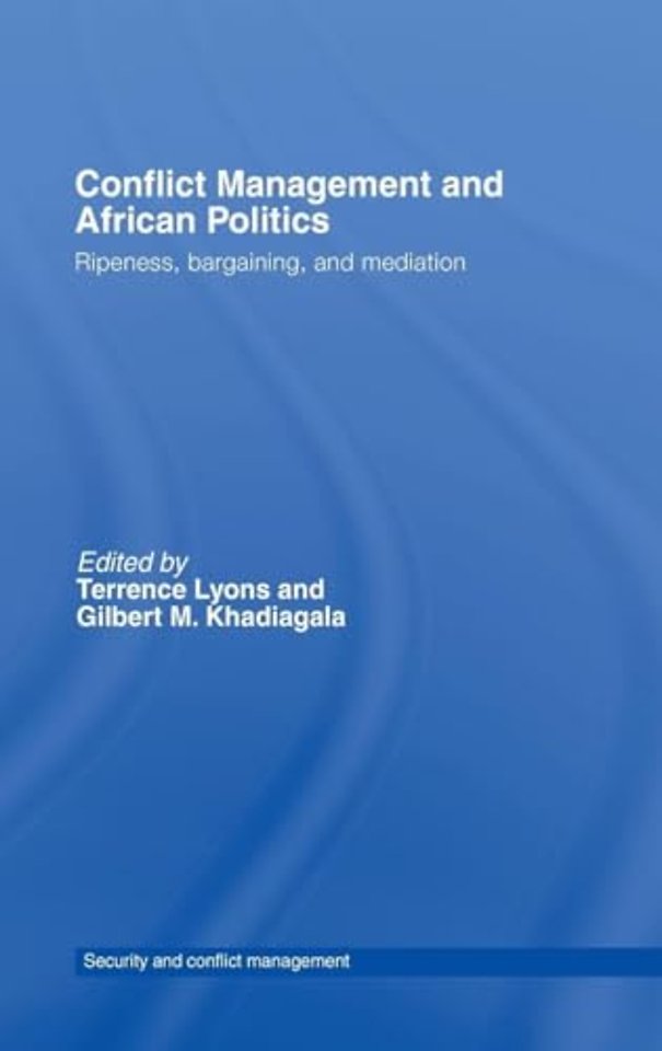Conflict Management and African Politics