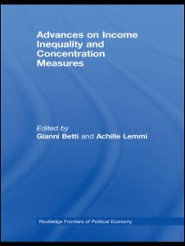 Advances on Income Inequality and Concentration Measures