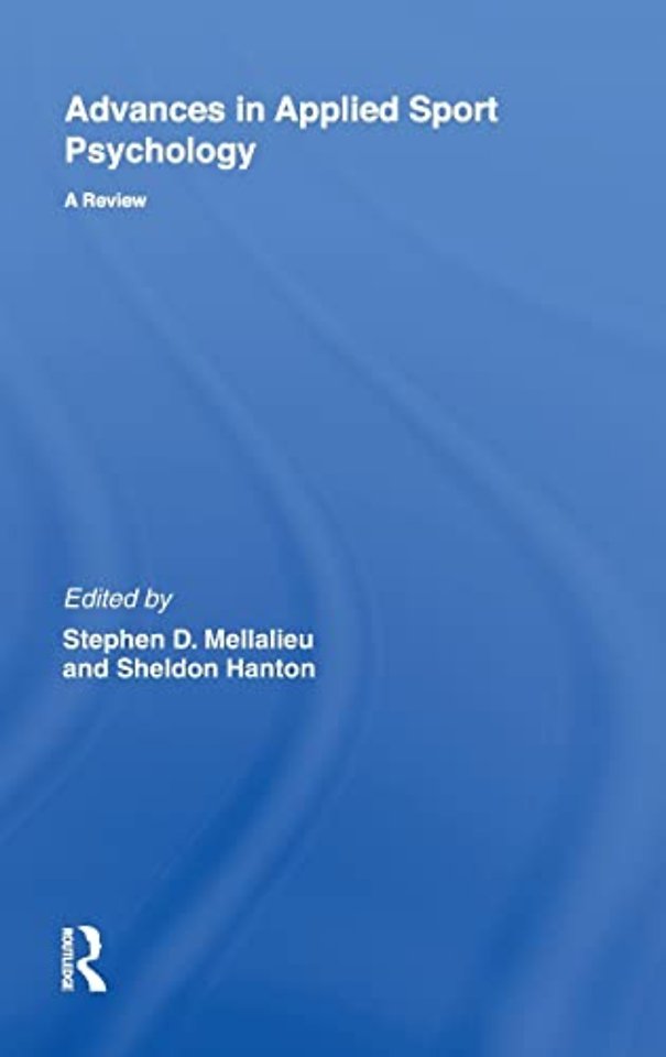 Advances in Applied Sport Psychology